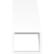 Ekena Millwork 5-in. W x 10-in. D x 10-in. H Funston Architectural Grade PVC Knee Brace BRCP05X10X10FST - alternate 3